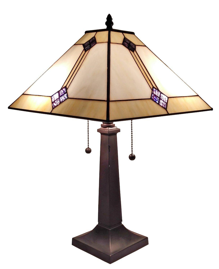 Tiffany Style Mission Design Table Lamp 21 In