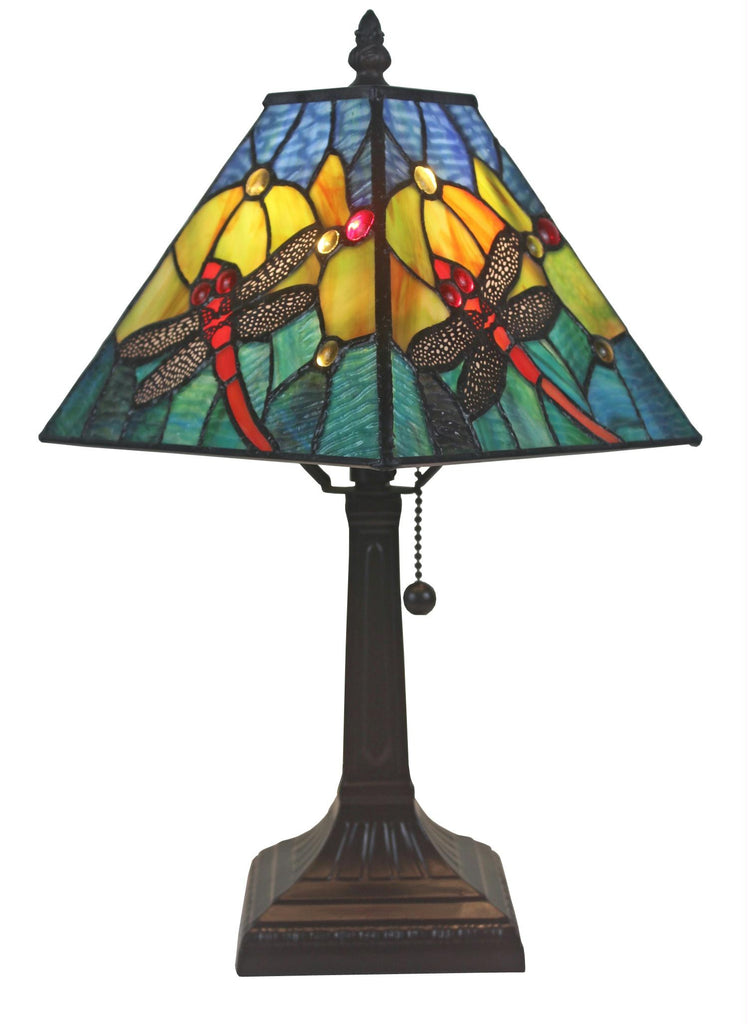 Tiffany Style Dragonfly Table Lamp