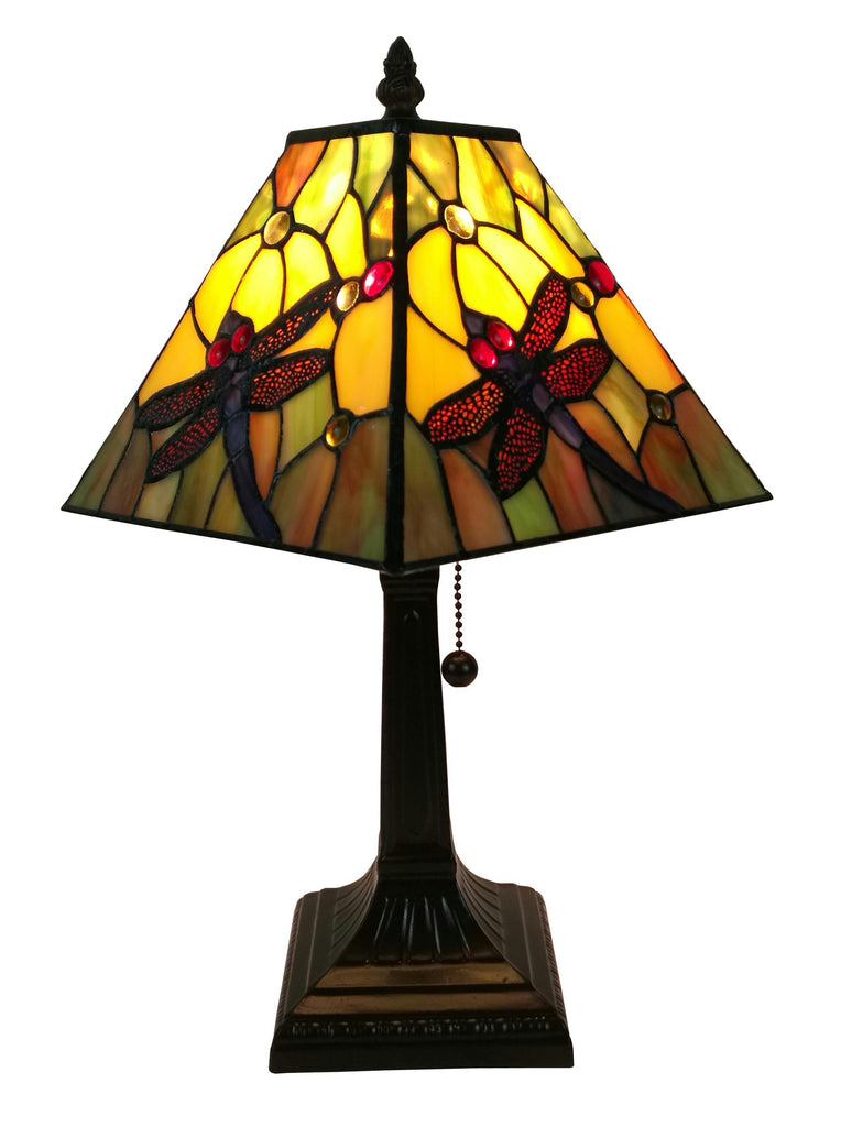 Tiffany Style Dragonfly Table Lamp