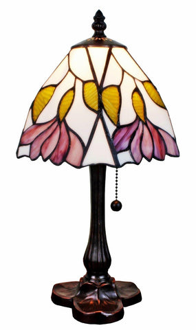 Tiffany Style  15.5-inch Floral Mini Table Lamp