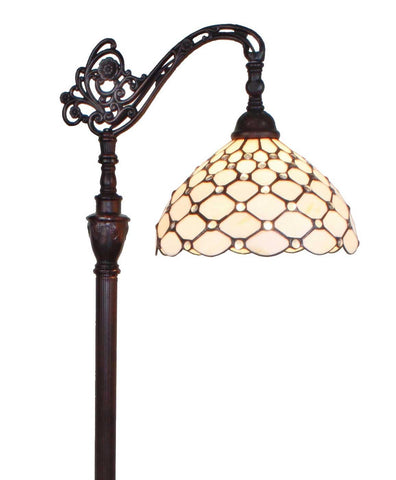 Tiffany Style 62-inch Jeweled Reading Floor Lamp