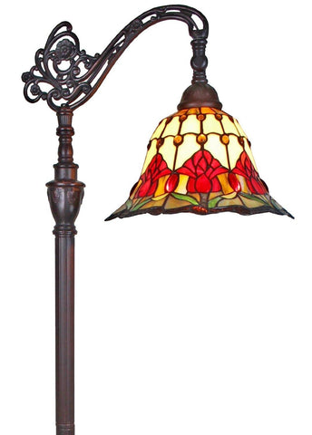 Tiffany Style Tulips Reading Floor Lamp 62 In
