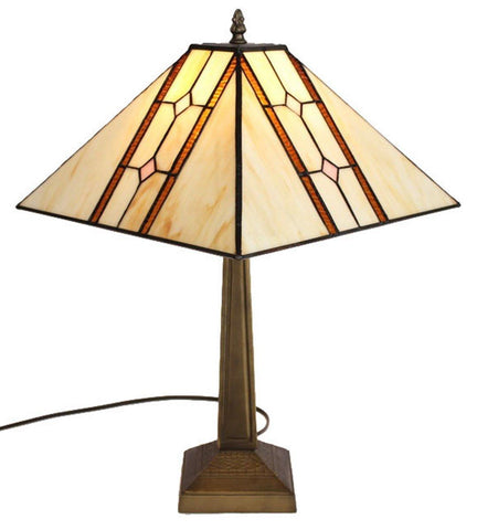 Tiffany Style Mission Table Lamp