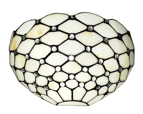 Tiffany Style White Wall Sconce Lamp
