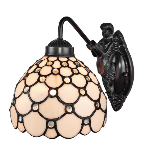 Tiffany Style Wall Lamp 8 In Wide