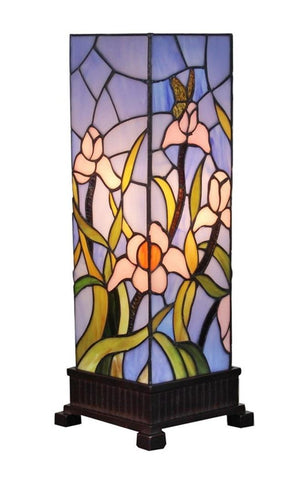 Tiffany Style Floral Table Lamp, Multi