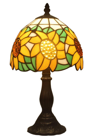 Tiffany Style Sunflower Table Lamp 15 Inches High