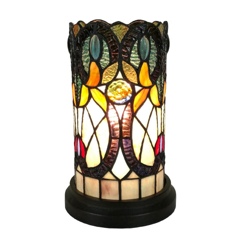 Tiffany Style Floral Design Table Lamp 12 High