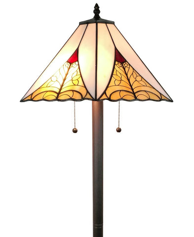 Tiffany Style Mission Floor Lamp 63 inches High