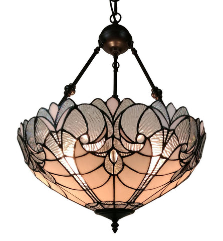 Tiffany Style Floral Hanging Lamp 18" Diameter