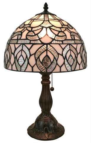 Tiffany-style  Peacock Design Table Lamp