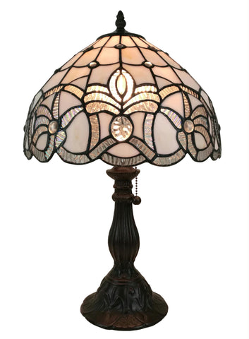 Tiffany-style  Floral Design Table Lamp
