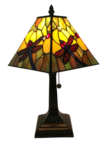 Tiffany Style  Dragonfly Table Lamp